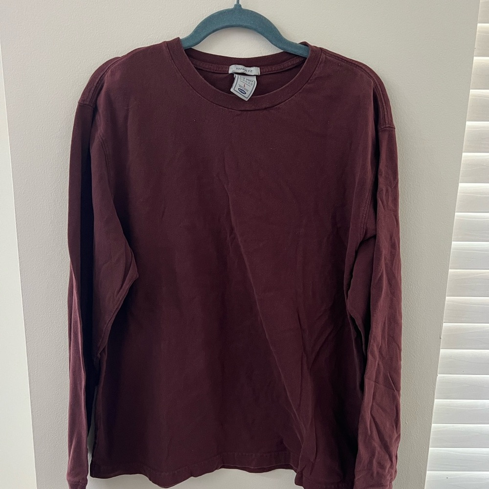 Old Navy Brown Long Sleeve Tees